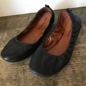 Lucky brand matte black flats
